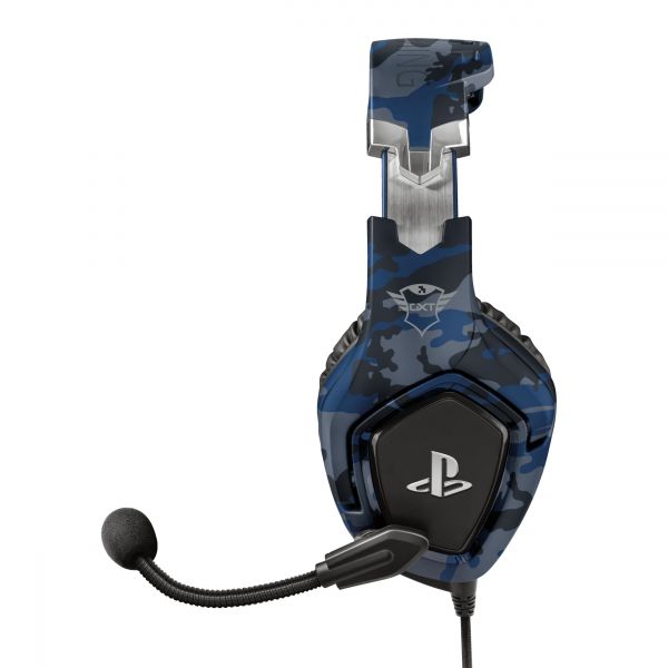 Trust GXT 488 Forze PS4 Headset Bedraad Hoofdband Gamen Zwart, Blauw