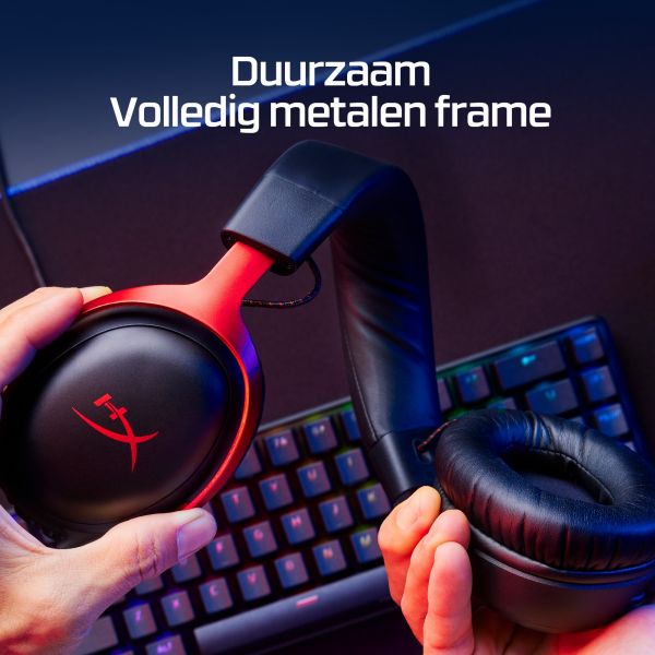 HyperX Cloud III - Gamingheadset (zwart/rood)