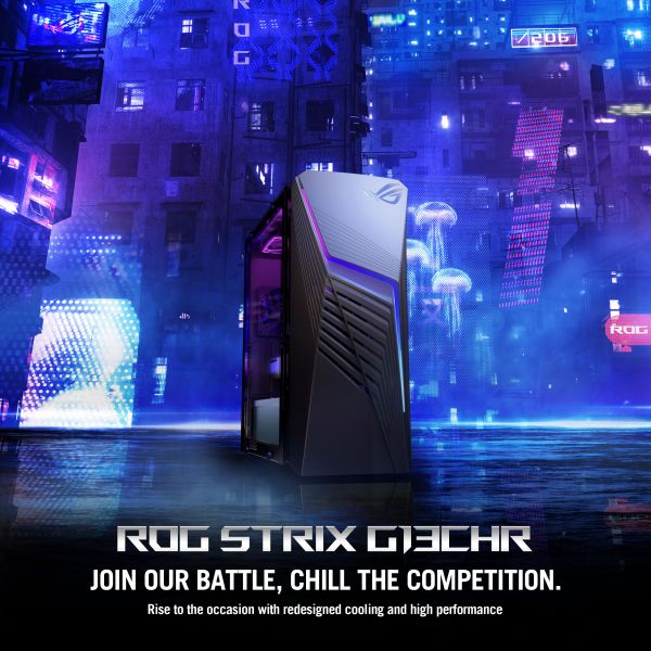 ASUS ROG Strix G13CHR G13CHR-71470F187W Intel® Core™ i7 i7-14700F 32 GB DDR5-SDRAM 1 TB SSD NVIDIA GeForce RTX 4060 Ti Windows 11 Home Midi Tower PC Grijs (90PF04S2-M00YT0)