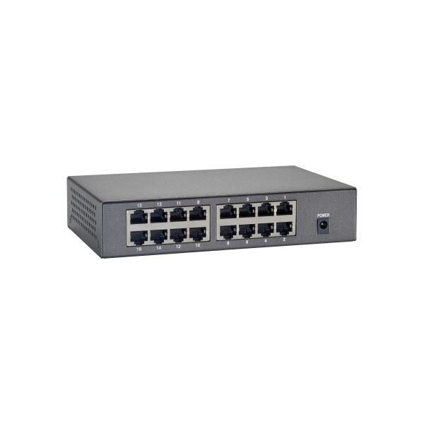 LevelOne FEP-1600W90 netwerk-switch Fast Ethernet (10/100) Power over Ethernet (PoE) Grijs (FEP-1600W90)