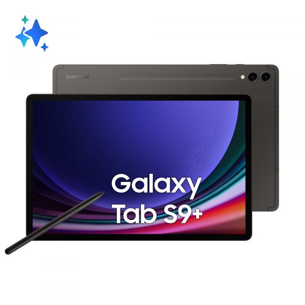 Samsung Galaxy Tab S9+ SM-X810 Qualcomm Snapdragon 512 GB 31,5 cm (12.4") 12 GB Wi-Fi 6 (802.11ax) Android 13 Grafiet (SM-X810NZAEEUE)