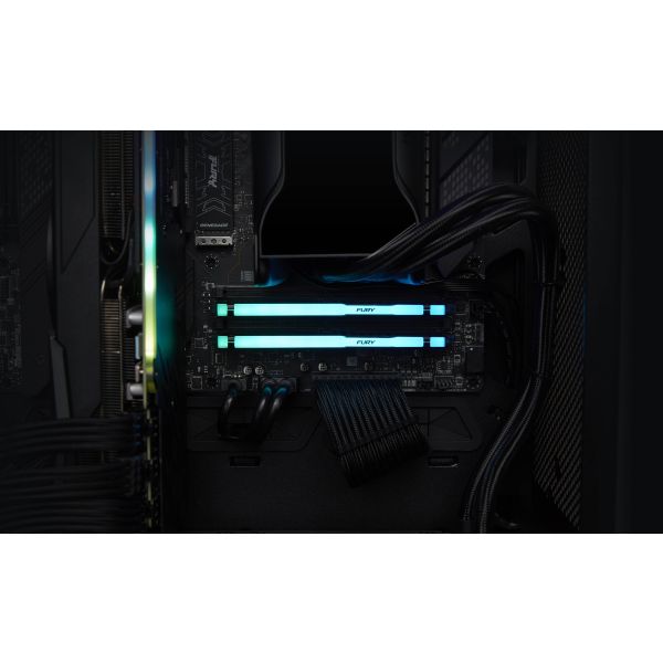 Kingston Technology FURY Beast 32GB 6000MT/s DDR5 CL40 DIMM (Kit van 2) RGB (KF560C40BBAK2-32)