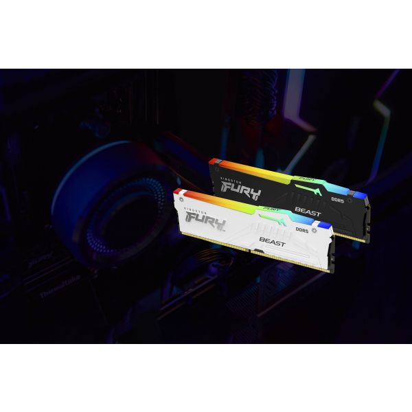 Kingston Technology FURY Beast 32GB 6000MT/s DDR5 CL40 DIMM (Kit van 2) RGB (KF560C40BBAK2-32)