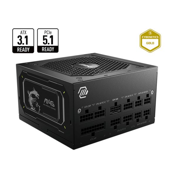 MSI MAG A750GL PCIE5 II power supply unit 750 W 20+4 pin ATX ATX Zwart (MAG A750GL PCIE5 I)