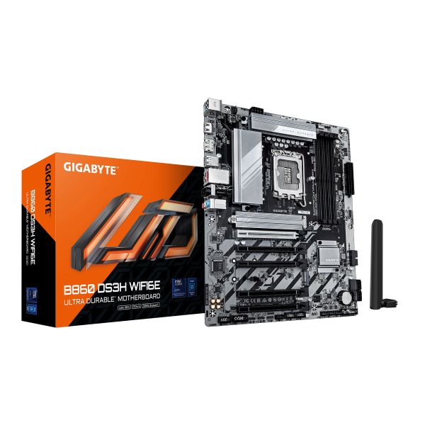 GIGABYTE B860 DS3H WIFI6E moederbord Intel B860 LGA 1851 (Socket V1) ATX (B860 DS3H WIFI6E)