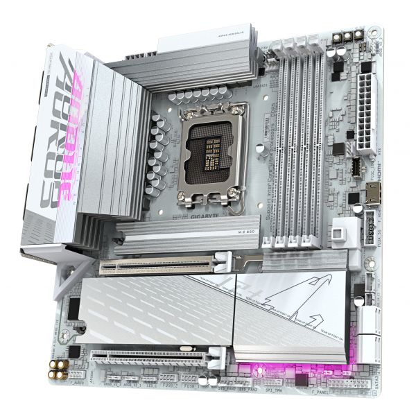 GIGABYTE B860M AORUS ELITE WF6E ICE Intel B860 LGA 1851 (Socket V1) micro ATX (B860M A ELT WF6E ICE)