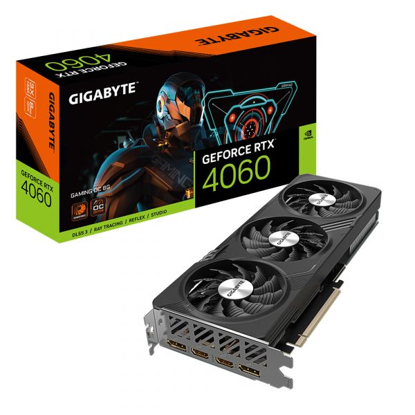 GIGABYTE GeForce RTX 4060 GAMING OC 8G NVIDIA 8 GB GDDR6 (GV-N4060GAMING OC-8GD 1.0)