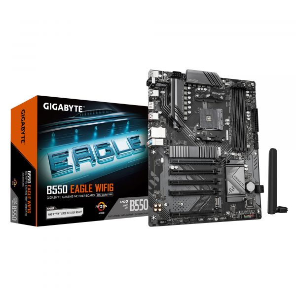 GIGABYTE B550 EAGLE WIFI6 moederbord AMD B550 Socket AM4 ATX (B550 EAGLE WIFI6)