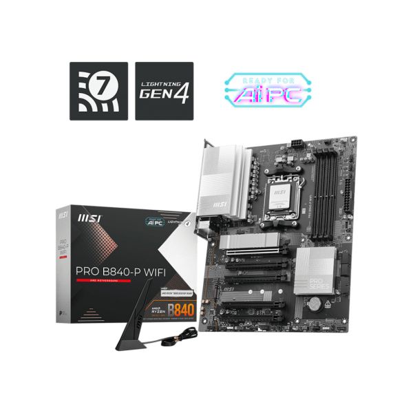 MSI PRO B840-P WIFI moederbord AMD B840 Socket AM5 ATX (PRO B840-P WIFI)