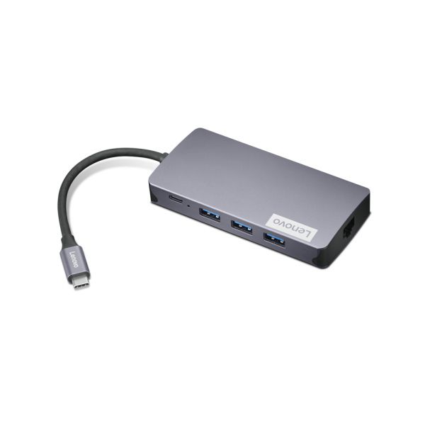 Lenovo GX91M73946 laptop dock & poortreplicator Bedraad USB 3.2 Gen 1 (3.1 Gen 1) Type-C Grijs (GX91M73946)