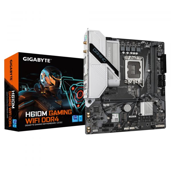 GIGABYTE H610M GAMING WF DDR4 moederbord Intel H610 Express LGA 1700 micro ATX (H610M GAMING WF DDR4)