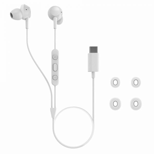 Philips TAE5008WT/00 hoofdtelefoon/headset Bedraad In-ear Oproepen/muziek USB Type-C Wit (TAE5008WT/00)