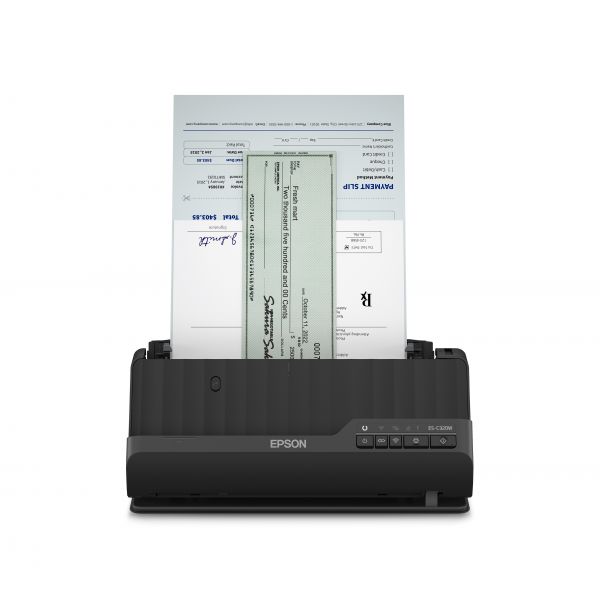 Epson ES-C320W compacte A4-documentscanner met Wi-Fi-connectiviteit en U-traject