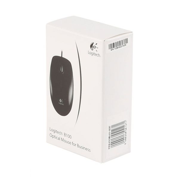 Logitech B100 Optical Usb Mouse f/ Bus muis Ambidextrous USB Type-A Optisch 800 DPI