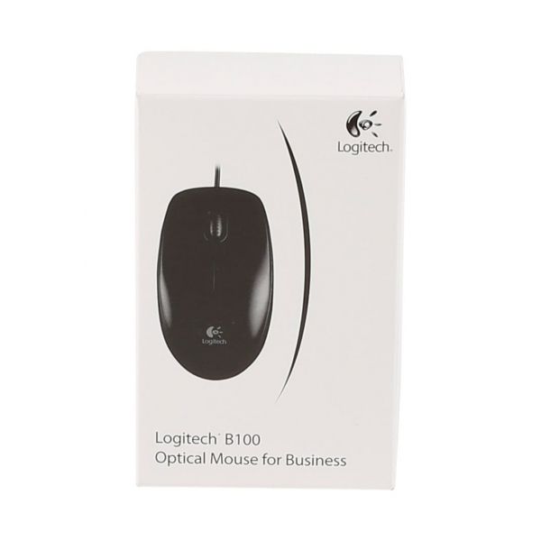 Logitech B100 Optical Usb Mouse f/ Bus muis Ambidextrous USB Type-A Optisch 800 DPI