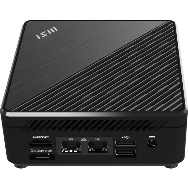 MSI Cubi N ADL-007DE Intel® N N100 4 GB DDR4-SDRAM 128 GB SSD Windows 11 Pro Mini PC Zwart