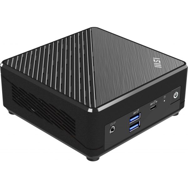 MSI Cubi N ADL-007DE Intel® N N100 4 GB DDR4-SDRAM 128 GB SSD Windows 11 Pro Mini PC Zwart