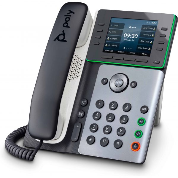 POLY Edge E320 IP-telefoon met PoE-ondersteuning (2200-87000-025)