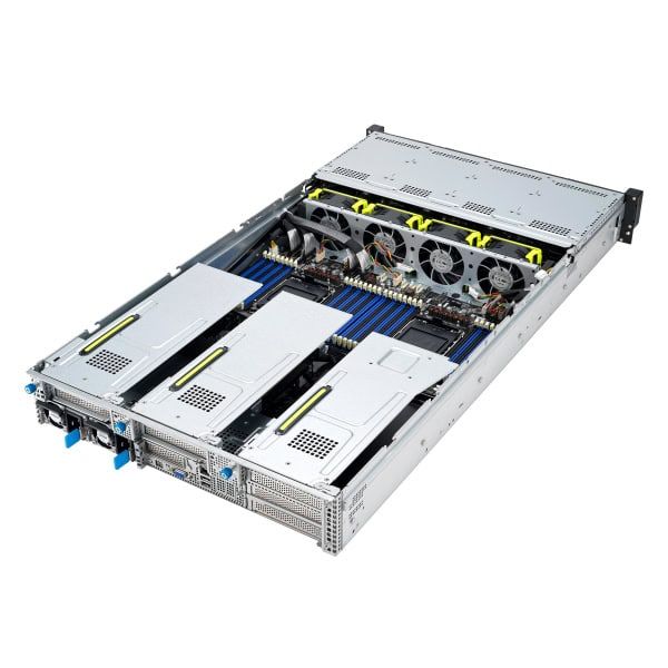 ASUS RS720-E11-RS12U Intel C741 Rack (2U) Zwart, Zilver (90SF01Z1-M00260)