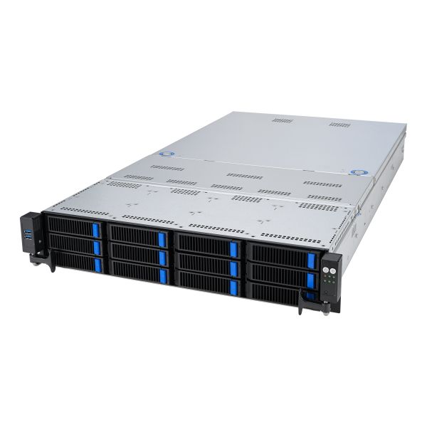 ASUS RS720-E11-RS12U Intel C741 Rack (2U) Zwart, Zilver (90SF01Z1-M00260)