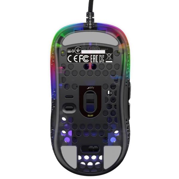 Xtrfy MZ1 Gaming Maus - schwarz - Maus - Optisc muis Ambidextrous USB Type-A Optisch 16000 DPI