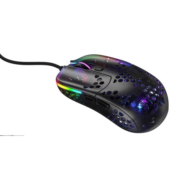 Xtrfy MZ1 Gaming Maus - schwarz - Maus - Optisc muis Ambidextrous USB Type-A Optisch 16000 DPI