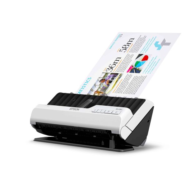 Epson DS-C330 Scanner met ADF + invoer voor losse vellen 600 x 600 DPI A4 Zwart, Wit