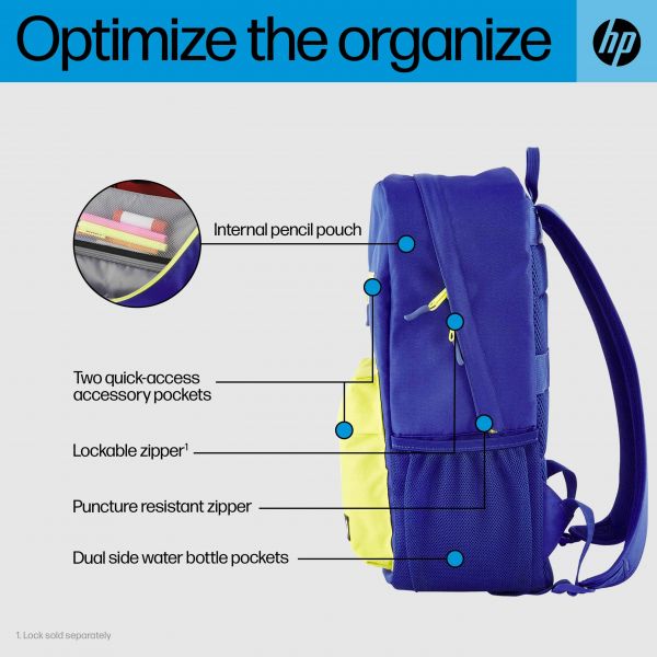 HP Campus Backpack, blauw