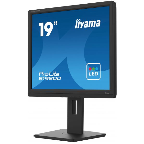 iiyama ProLite B1980D-B5 computer monitor 48,3 cm (19") 1280 x 1024 Pixels SXGA LCD Zwart (B1980D-B5)