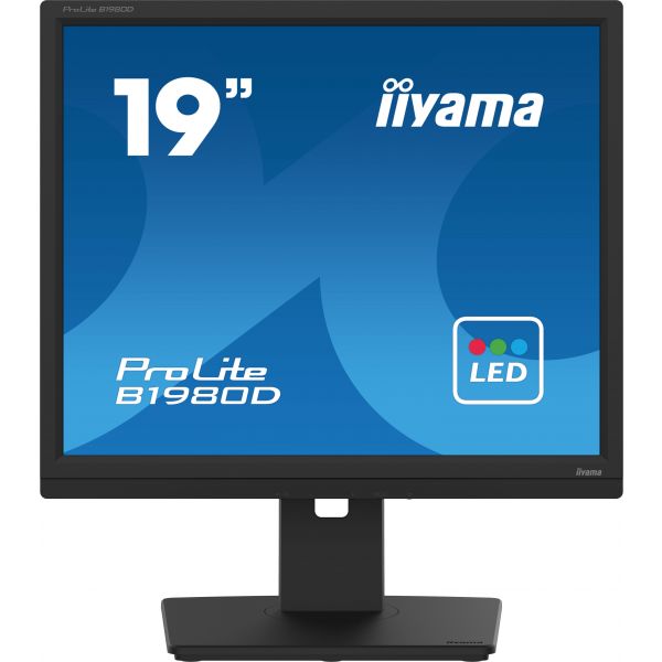 iiyama ProLite B1980D-B5 computer monitor 48,3 cm (19") 1280 x 1024 Pixels SXGA LCD Zwart (B1980D-B5)