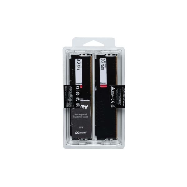 Kingston Technology FURY 64GB 5200MT/s DDR5 CL40 DIMM (set van 4) Beast Black XMP (KF552C40BBK4-64)