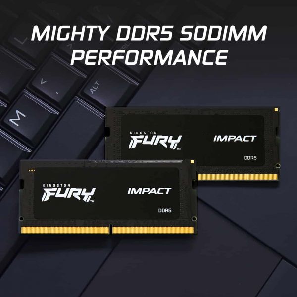 Kingston Technology FURY 32GB 6000MT/s DDR5 CL38 SODIMM (set van 2) Impact XMP (KF560S38IBK2-32)