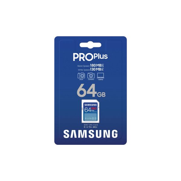 Samsung MB-SD64S/EU flashgeheugen 64 GB SD UHS-I Klasse 3 (MB-SD64S/EU)