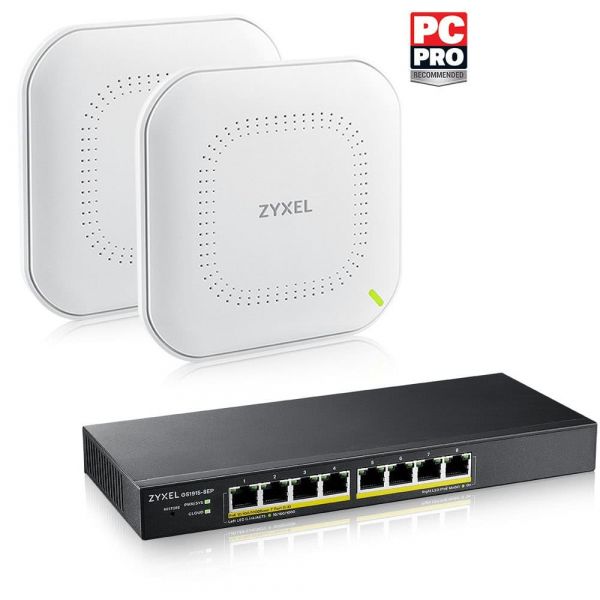 Zyxel GS1915-8EP Managed L2 Gigabit Ethernet (10/100/1000) Power over Ethernet (PoE) Zwart (GS1915-8EP-EU0102F)