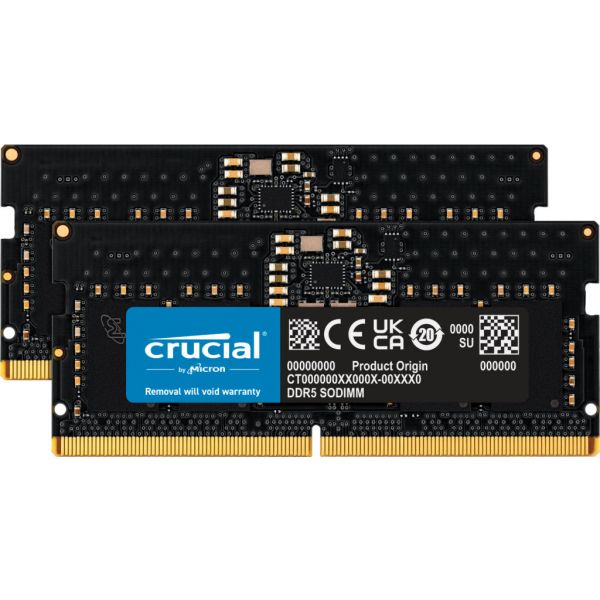 Crucial CT2K8G56C46S5 geheugenmodule 16 GB 2 x 8 GB DDR5 5600 MHz (CT2K8G56C46S5)