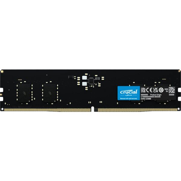 Crucial 8GB (1x8GB) DDR5-5600 CL46 RAM Arbeitsspeicher geheugenmodule 5600 MHz ECC (CT8G56C46U5)