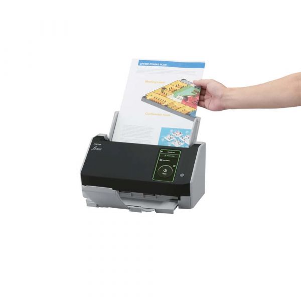 Ricoh fi-8040 ADF-/handmatige invoer scanner 600 x 600 DPI A4 Zwart, Grijs