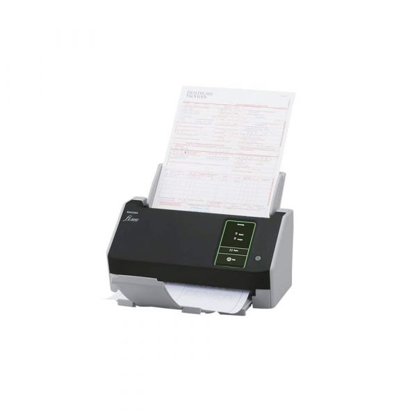 Ricoh fi-8040 ADF-/handmatige invoer scanner 600 x 600 DPI A4 Zwart, Grijs