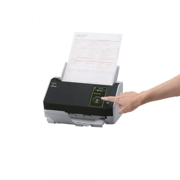 Ricoh fi-8040 ADF-/handmatige invoer scanner 600 x 600 DPI A4 Zwart, Grijs