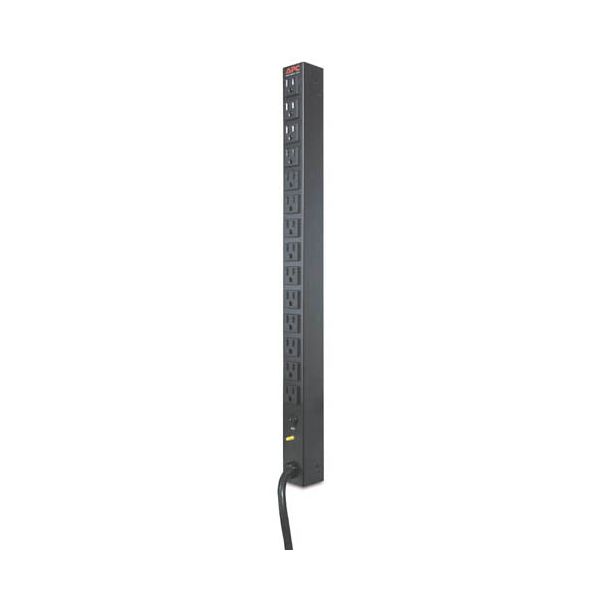 APC Rack PDU- Basic- Zero U energiedistributie Zwart