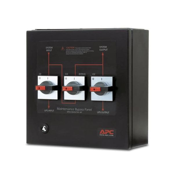 APC Maintenance Bypass Panel SBPSU10K20HC1M1-WP - 20 kVA, 3fase(400V) in & uit (SBPSU10K20HC1M1-WP)