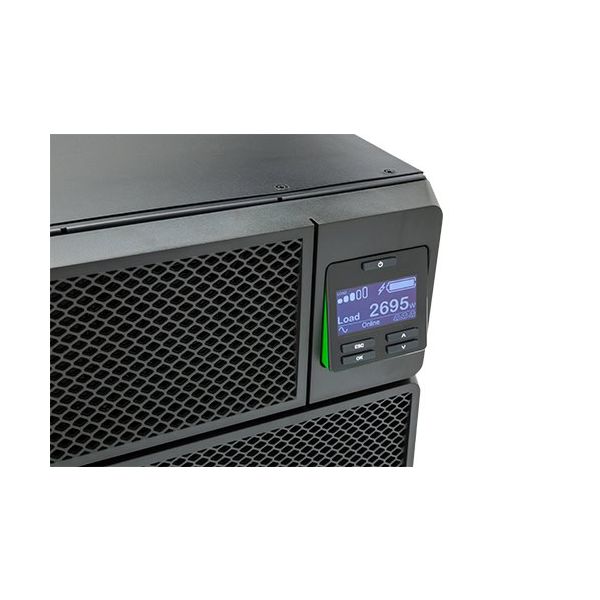 APC Smart-UPS On-Line 8000VA noodstroomvoeding 6x C13, 4x C19, hardwire 1 fase uitgang, rackmountable, Embedded NMC