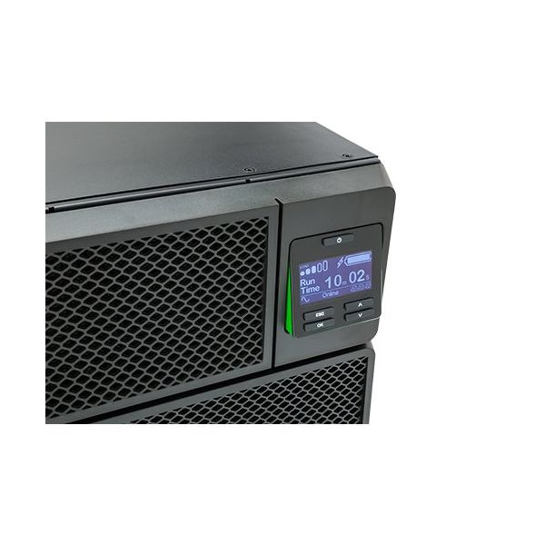 APC Smart-UPS On-Line 8000VA noodstroomvoeding 6x C13, 4x C19, hardwire 1 fase uitgang, rackmountable, Embedded NMC