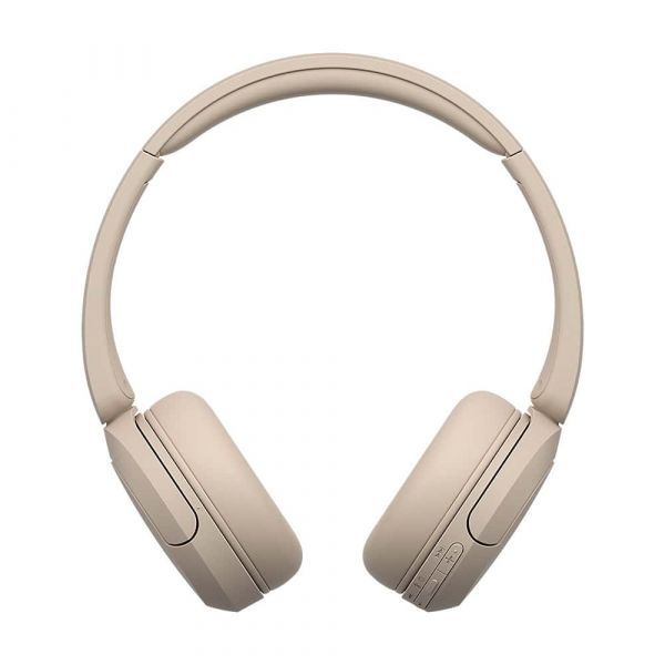 Sony WH-CH520 Headset Draadloos Hoofdband Oproepen/muziek USB Type-C Bluetooth Oplaadhouder Crème