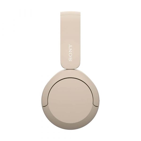 Sony WH-CH520 Headset Draadloos Hoofdband Oproepen/muziek USB Type-C Bluetooth Oplaadhouder Crème