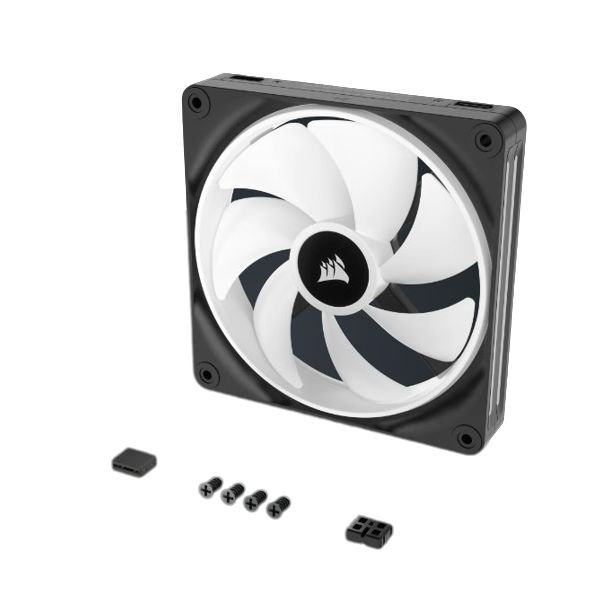 Corsair CO-9051004-WW koelsysteem voor computers Computer behuizing Ventilator 14 cm Zwart, Wit 2 stuk(s)