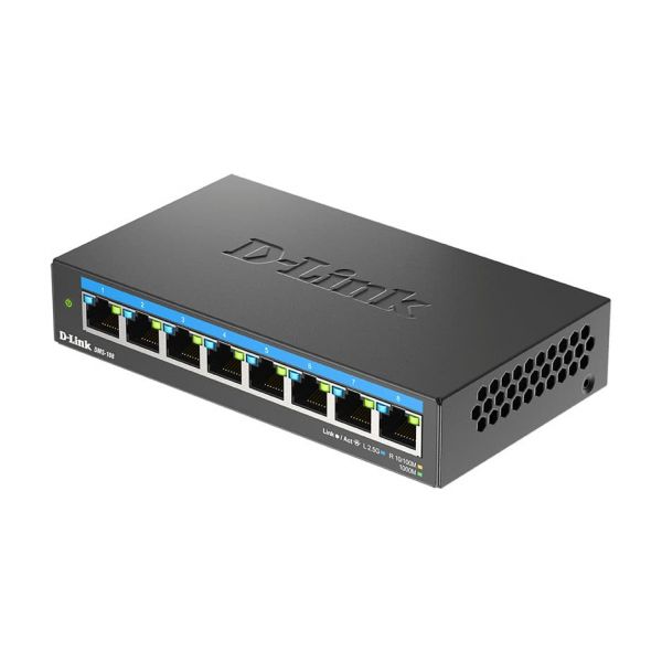 D-Link 8-poorts 2,5G Multi-Gigabit Desktop Switch (DMS-108/E)