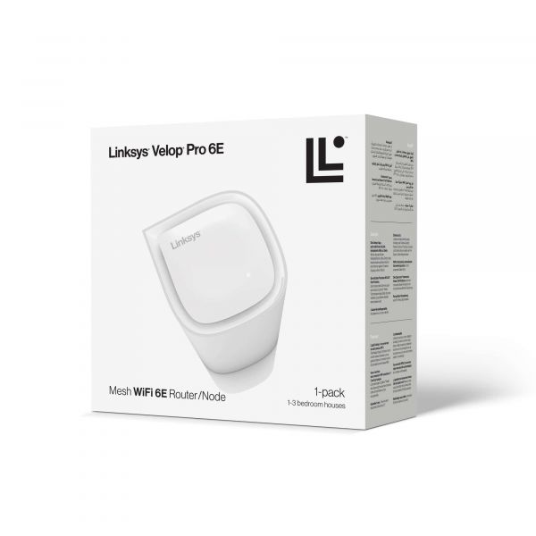 Linksys Velop Pro 6E Mesh WiFi 6E echt tri‑band systeem (MX6201-KE)