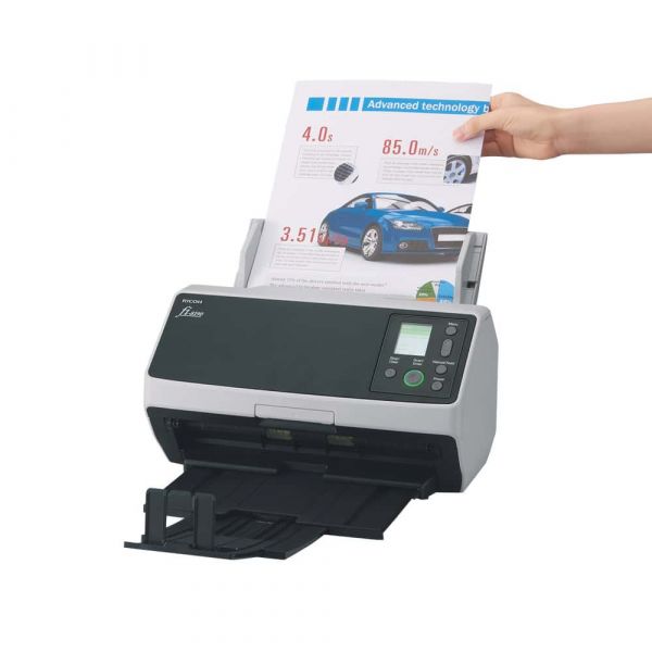 Ricoh fi-8190 ADF-/handmatige invoer scanner 600 x 600 DPI A4 Zwart, Grijs