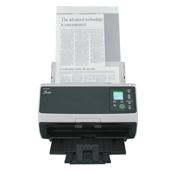 Ricoh fi-8190 ADF-/handmatige invoer scanner 600 x 600 DPI A4 Zwart, Grijs